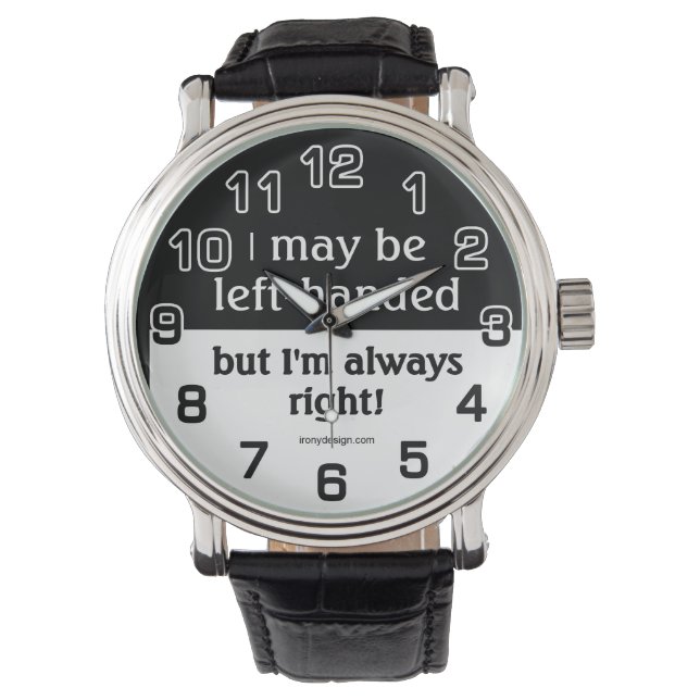 Left-handed people watch (Front)
