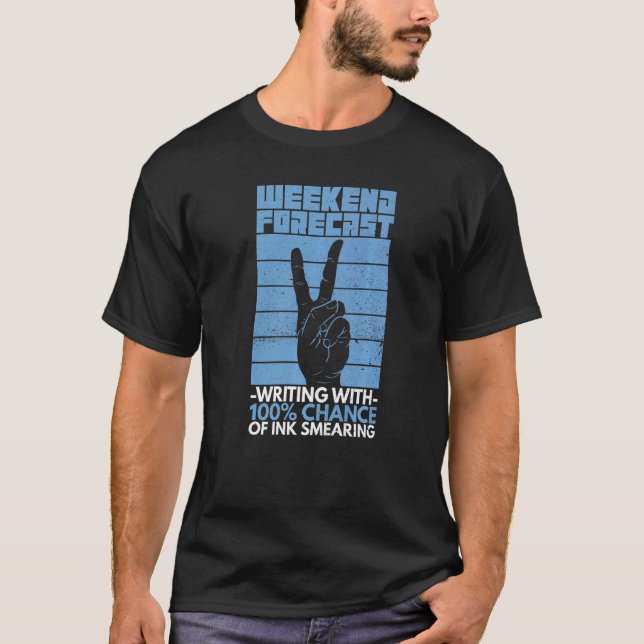 Left Handed Person For A Left Hander T-Shirt (Front)