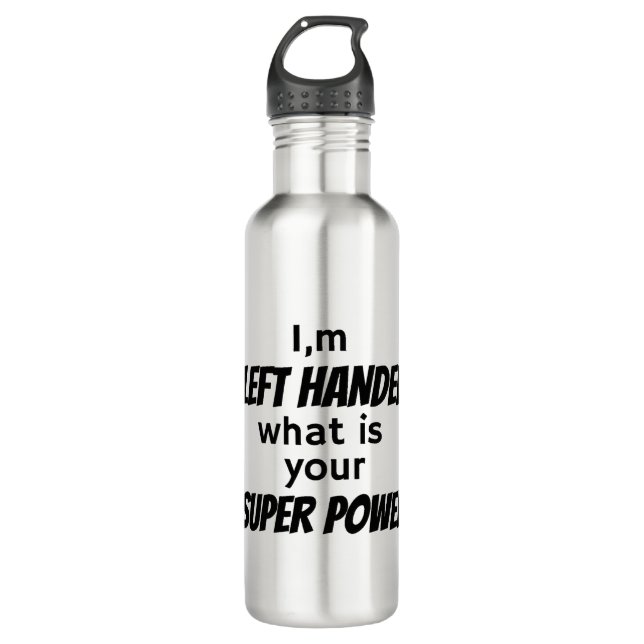 Left Hander's 710 Ml Water Bottle (Front)