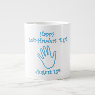 Left Hander's Day Large Coffee Mug