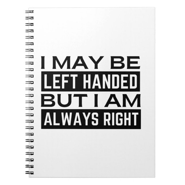 Left Hander's Notebook (Front)