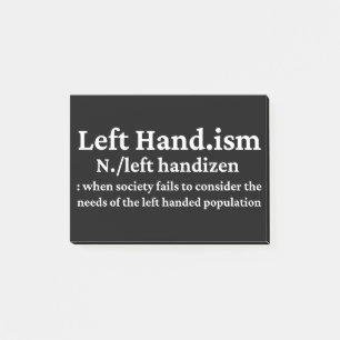 Left Hander's Post-it Notes