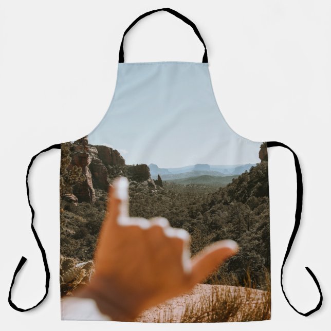 Left human hand apron (Front)