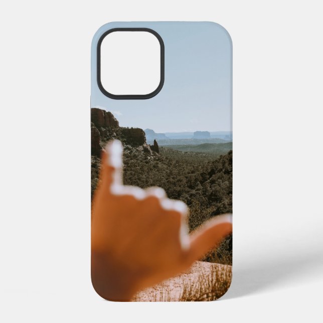 Left human hand iPhone case (Back)