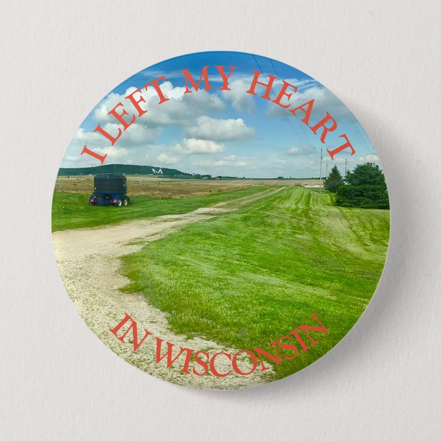 Left my Heart in Wisconsin, Photography button (Front)