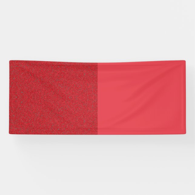 Left-Noise Tomato Red Event Banner – Customisable (Horizontal)
