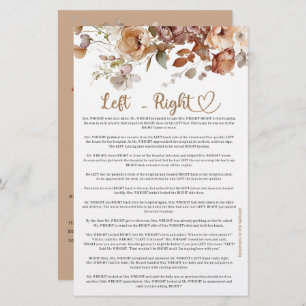 Left Right Baby in Bloom Floral Baby Shower