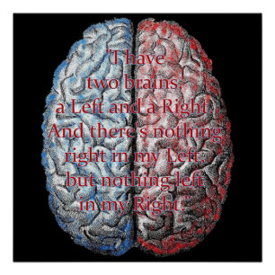 Left/Right Brain Poster