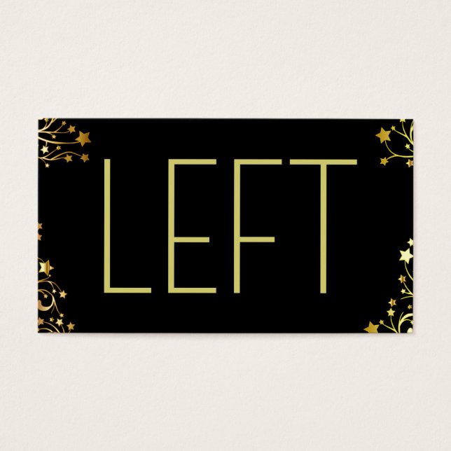 Left Right Christmas Gift Passing Game (Front)