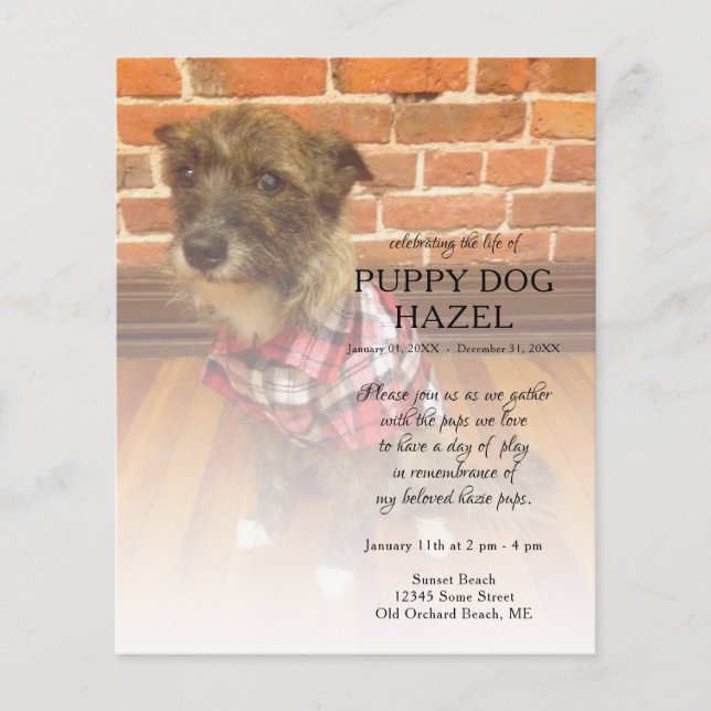 left side photo memorial (Front)