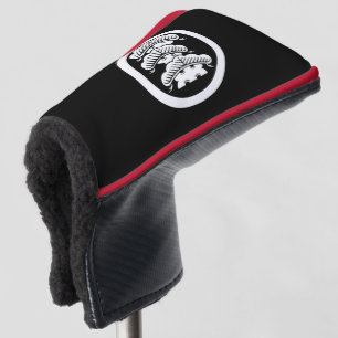 LEFT THREE-STORY PINE GOLF HEAD COVER WITH ROUGH B