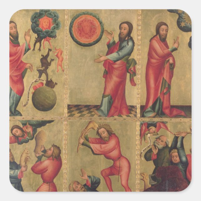 Left wing of the High Altar of St. Peter's Square Sticker (Front)