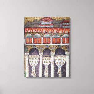 Left wing of the Palazzo di Teodorico, 527-99 Canvas Print