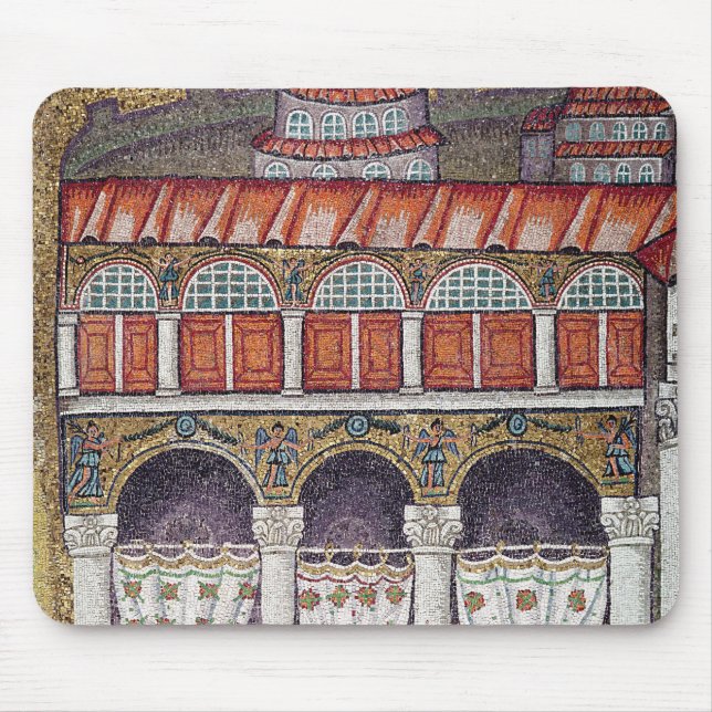 Left wing of the Palazzo di Teodorico, 527-99 Mouse Mat (Front)