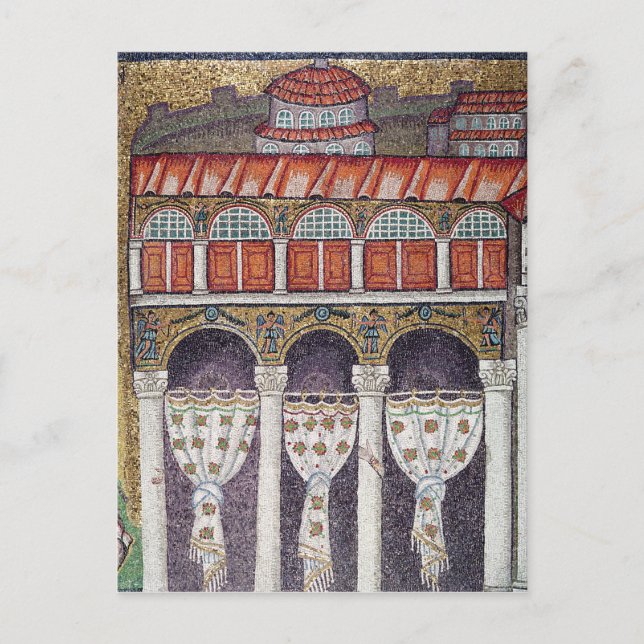 Left wing of the Palazzo di Teodorico, 527-99 Postcard (Front)