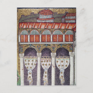 Left wing of the Palazzo di Teodorico, 527-99 Postcard