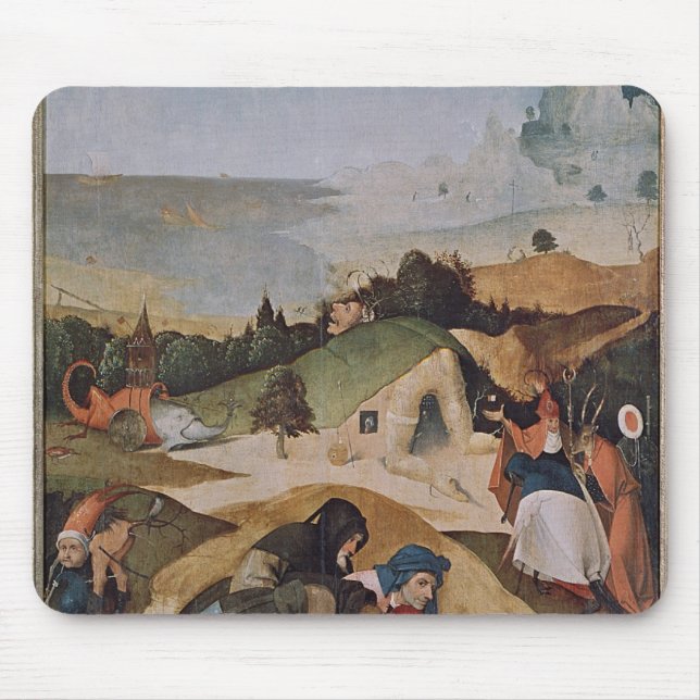 Left wing of the Triptych of the Temptation of Mouse Mat (Front)