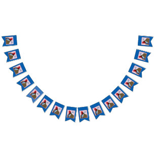 Left Wing Rooster Bunting