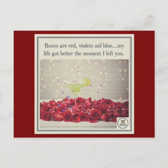 Left you holiday postcard (Front)