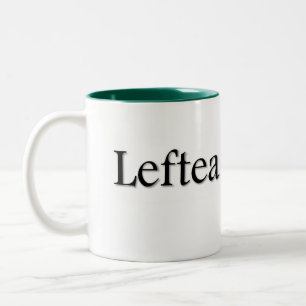 Leftea Left Handed Tea Two-Tone Coffee Mug
