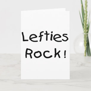 Lefties Rock Card