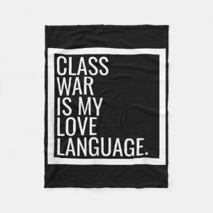 Leftist Dsa Cl War Marxist Radical Democratic Soci Fleece Blanket