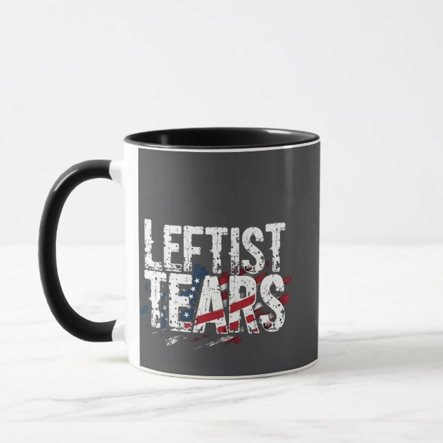 Leftist Tears Liberal Democrats Kamal Harris  Mug (Left)