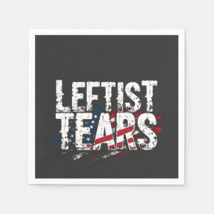 Leftist Tears Liberal Democrats Kamal Harris  Napkin