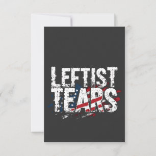 Leftist Tears Liberal Democrats Kamal Harris  Thank You Card