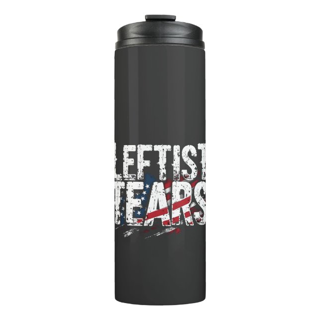 Leftist Tears Liberal Democrats Kamal Harris  Thermal Tumbler (Front)