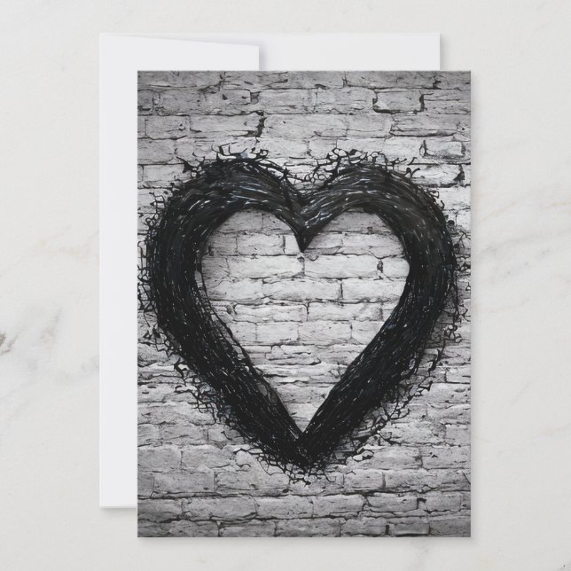 Leftover heart, No 02 Thank You Card (Front)