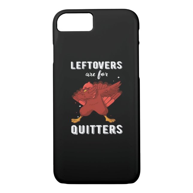 Leftovers Are For Quitters III Classic Funny Retro Case-Mate iPhone Case (Back)