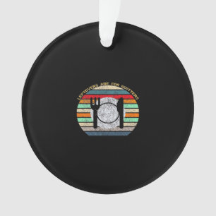 Leftovers Are For Quitters Retro Vintage Funny Tha Ornament