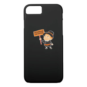 Leftovers Are For Quitters Thanksgiving Classic Fu iPhone 8/7 Case