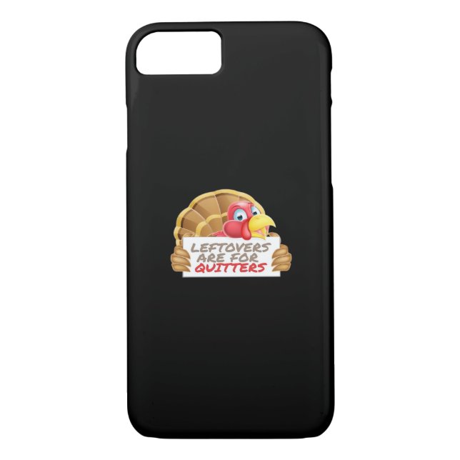 Leftovers Are For Quitters Thanksgiving Fun Classi Case-Mate iPhone Case (Back)