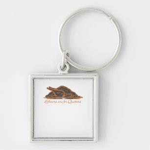 Leftovers Are For Quitters Turkey Graphic Classic Key Ring