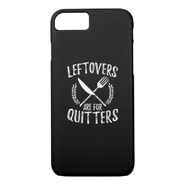 Leftovers Are For Quitters Turkey Thanksgiving Day Case-Mate iPhone Case (Back)