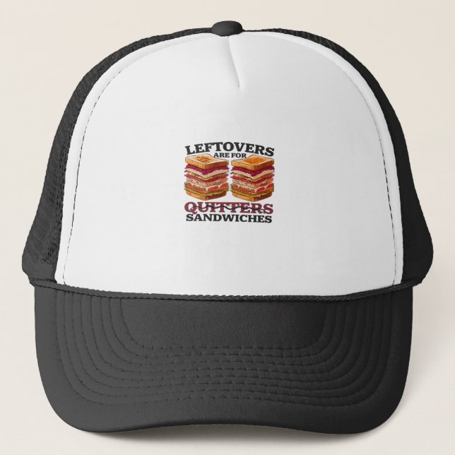 Leftovers Are For Sandwiches Essential Trucker Hat (Front)