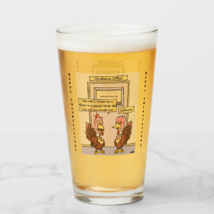 Leftovers Frosted Beer Glass