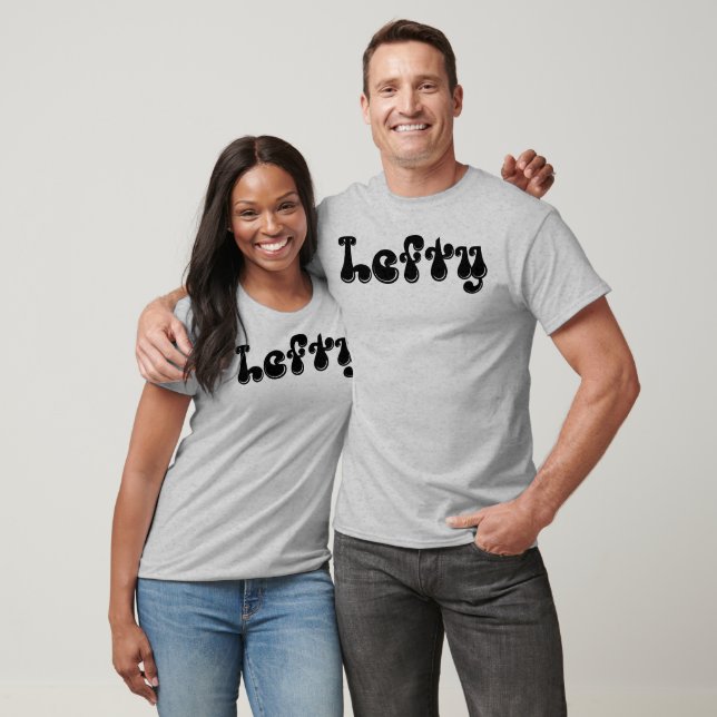 Lefty Graffiti-style Typography T-Shirt (Unisex)