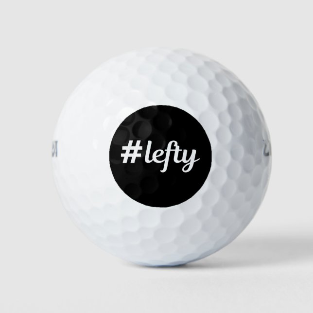 # Lefty Left Hander's Golf Balls (Front)