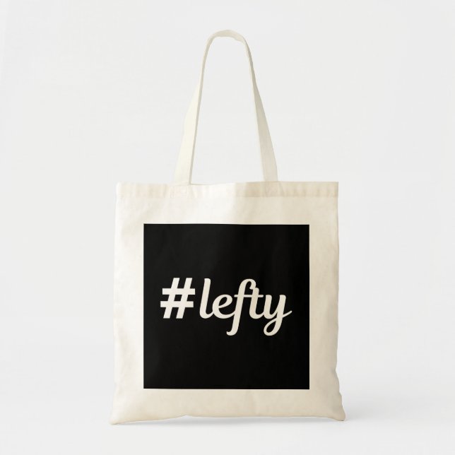 # Lefty Left Hander's Tote Bag (Front)