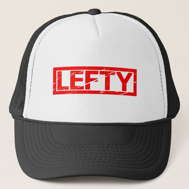 Lefty Stamp Trucker Hat (Front)