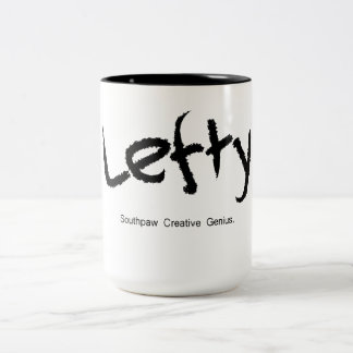 Lefty Two-Tone Coffee Mug