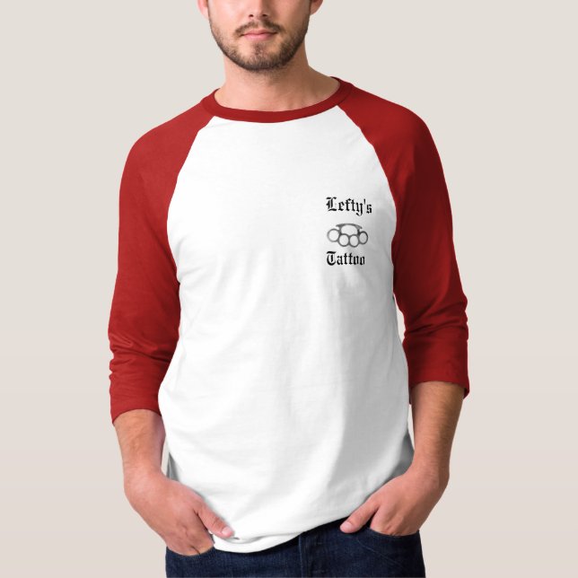Lefty's Tattoo Co. San Francisco, CA T-Shirt (Front)