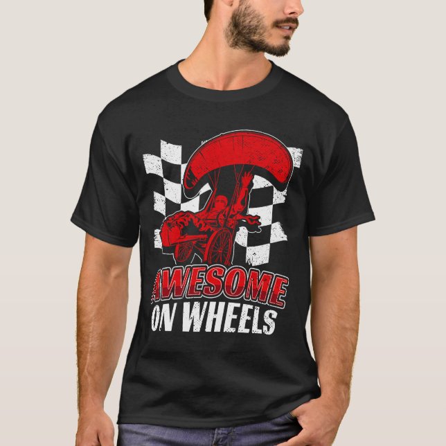 Leg amputation double leg amputee handicap wheelch T-Shirt (Front)