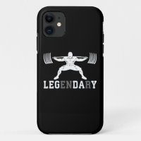 Leg Day - Legendary - Squat - Gym Inspirational