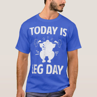 Leg Day Turkey Gym Workout Weight Lifting Funny Th T-Shirt