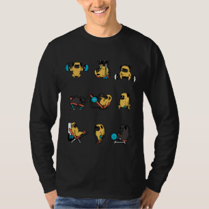 Leg Day with The Pug Classic T-Shirt 206