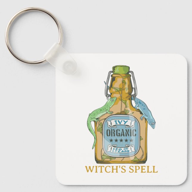 Leg Of Lizard Macbeth Witches Spell Key Ring (Front)